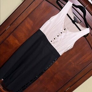 Marc By Marc Jacobs Cream Sleeveless Dress Size 6